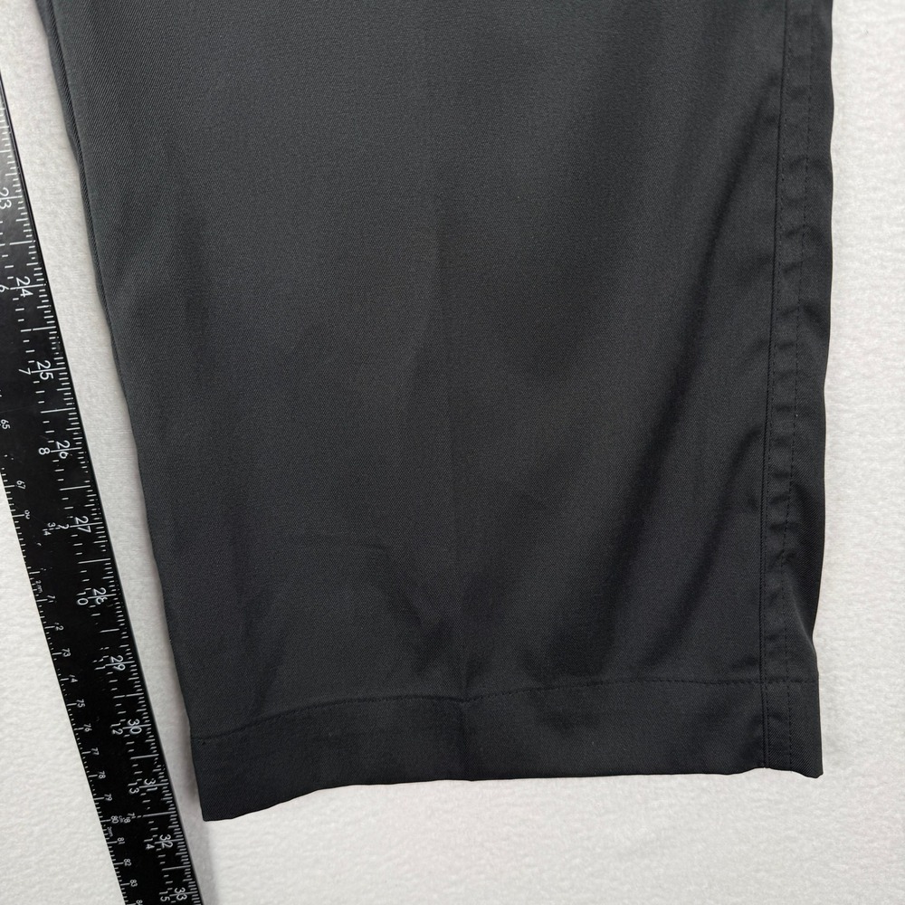 Nike Golf Dri-FIT Flat Front Pants Mens 34x32 Black Chino 597323-012 - Picture 7 of 10